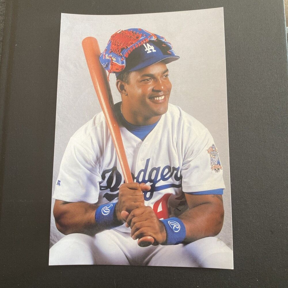 Raul Mondesi 1998 Pinnacle Snapshots 4x6 Photo 3 Of 18 Dodgers